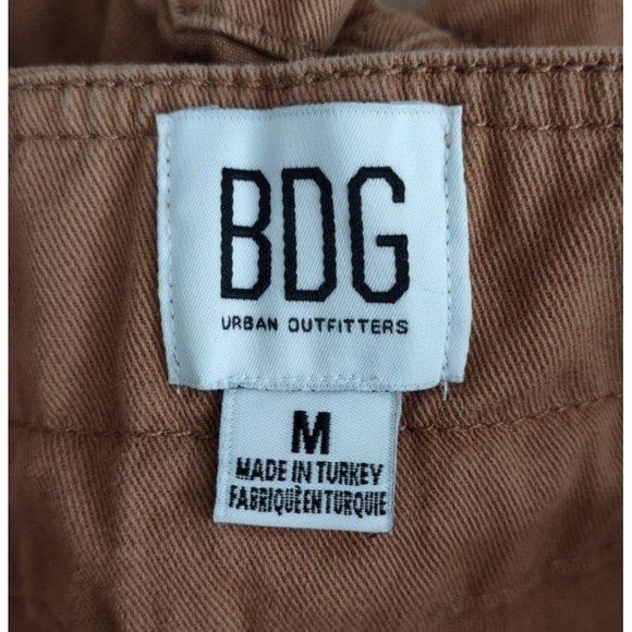 BDG Urban Outfitters Chino Shorts Womens Medium Button Front Drawstring Pockets - Picture 2 of 5